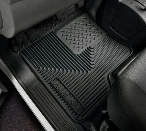 Husky Liners Heavy Duty Front Floor Mat - Rubber - Black - GM Fullsize SUV / Truck 1999-2007 - Pair - Image 3