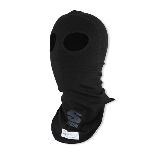 Simpson Pro-Fit Nomex Balaclava - Dual Eyeport - Black - Image 2