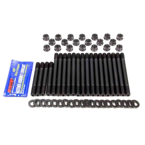 ARP Cylinder Head Stud Kit - Hex Nuts - Chromoly - Black Oxide - Oldsmobile V8 185-4001