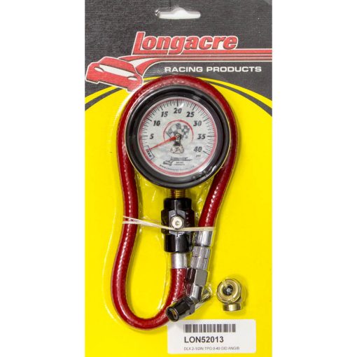 Longacre Deluxe Tire Gauge 0-40 PSI 2.5" Glow in the Dark