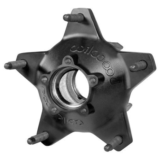 Wilwood Starlite 55 Wide 5 Rear Hub - Long Stud - 5-Bolt Drive - Direct Mount - 1 Ton Races - Black