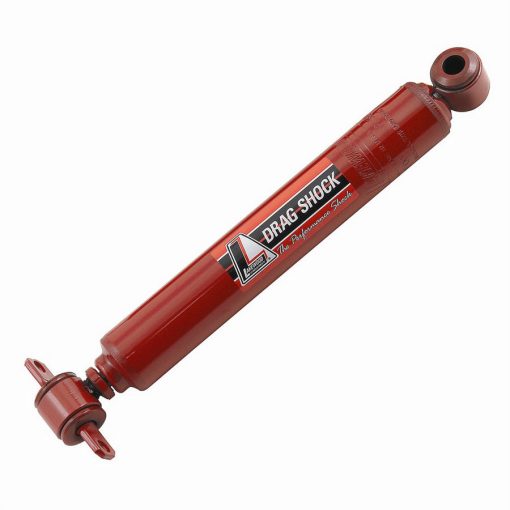 Lakewood Drag Monotube Shock - 9.51 in Compressed / 14.73 in Extended - C50-R50 Valve - Red Paint - Rear - GM