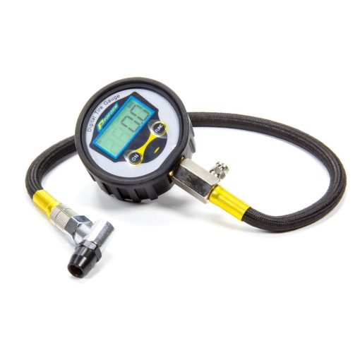 Proform Performance Parts 0-60 psi Tire Pressure Gauge Digital 2-1/2" Diameter Black Face - 1/10 lb Increments