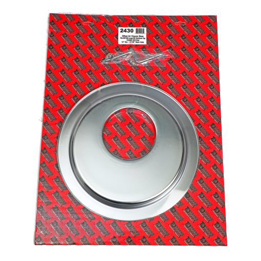 Trans-Dapt Chrome Air Cleaner Base - Offset - 14" Diameter - Image 4