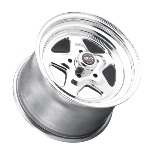 Weld Pro Star Polished Wheel - 15" x 4" - 5 x 4.5" Bolt Circle - 1.875" Back Spacing - 10.75 lbs - Image 3