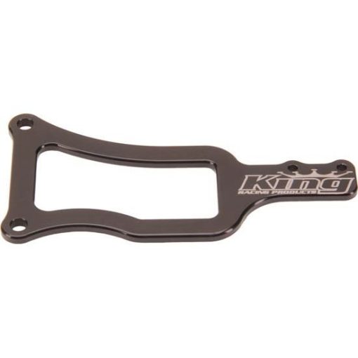 King Racing Products Master Cylinder Mount Fuel Block Mounting Bracket Aluminum - Black Anodize