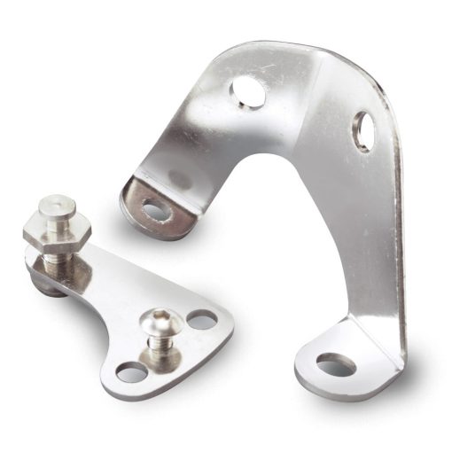 Lokar Throttle Cable Bracket - Manifold Mount - Kickdown - Stainless - Polished - GM LT-Series