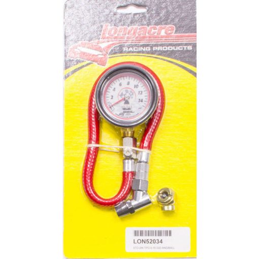 Longacre Basic 2" Tire Gauge - 0-15 psi