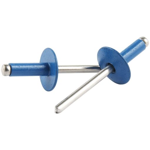 Allstar Performance 5/8 in Head Rivet - 3/16 in Mandrel - 1/4-3/8 in Grip Range - Pepsi Blue Paint - Set of 250