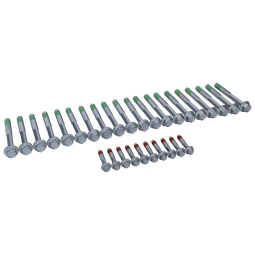 Allstar Performance Cylinder Head Bolt Kit - Hex Head - Zinc Oxide - GM LS-Series ALL87006