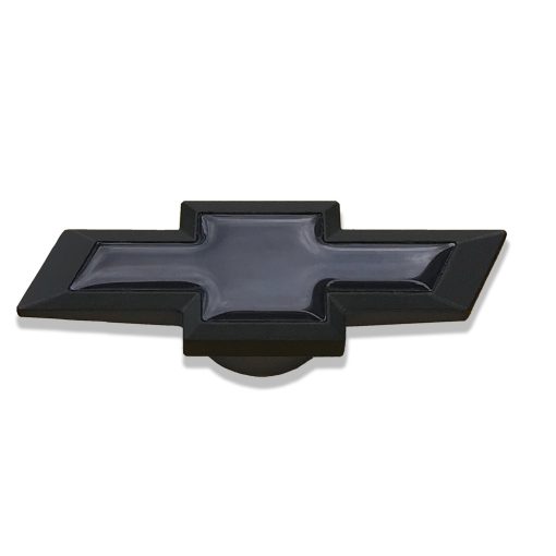 Proform Chevy Bowtie Air Cleaner Nut - 1/4-20 and 5/16-18 in Thread - Black / Red Bowtie Logo - Black Paint - Black Center