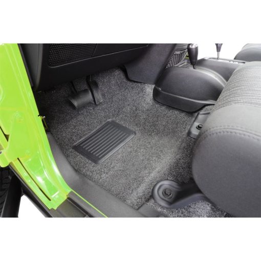 Bedrug Classic Bed Liner - Cargo / Front / 2nd Row - Heat Shields Included - Composite - Gray - 4-Door - Jeep Wrangler JK 2007-18 - Image 3