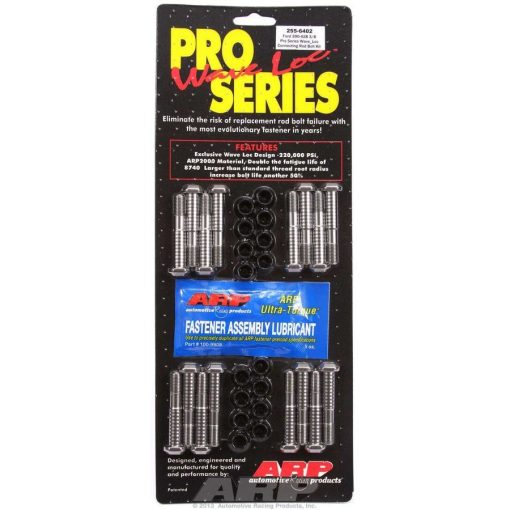 ARP Pro Series Wave-Loc Connecting Rod Bolt Kit - ARP2000 - Ford FE-Series - Set of 16