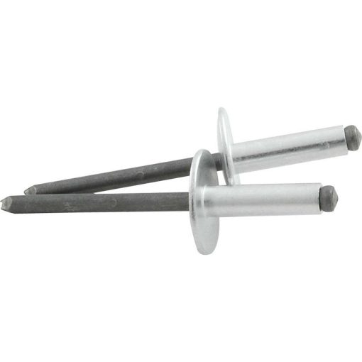 Allstar Performance 5/8 in Head Rivet - 3/16 in  Mandrel - 3/8-1/2 in Grip Range - Steel - Set of 250