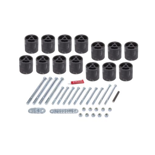 Performance Accessories Body Lift Kit - 3 in Lift - Nylon - Black - Gas - Dodge Ram Fullsize Truck 1987-93