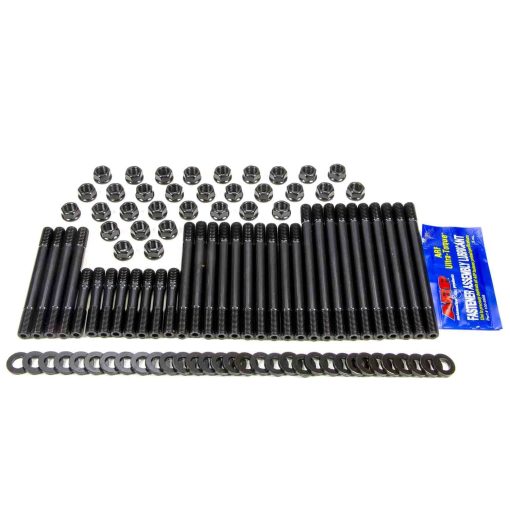 ARP Cylinder Head Stud Kit - Hex Nuts - Chromoly - Black Oxide - Undercut - Aftermarket Head - Big Block Chevy