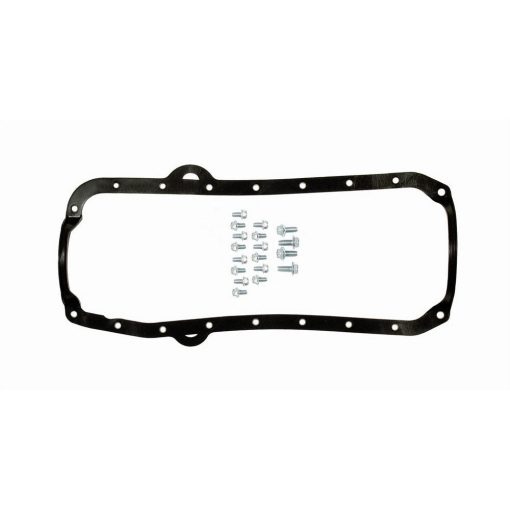 Mr. Gasket Ultra-Seal Oil Pan Gaskets - 1-Piece - Rubber, Steel Core - Chevy 1955-79 - SB - Thick Seal