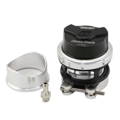 Turbosmart RacePort Pro Blow-Off Valve - Clamp/Flange Included - Aluminum - Black/Clear - Universal