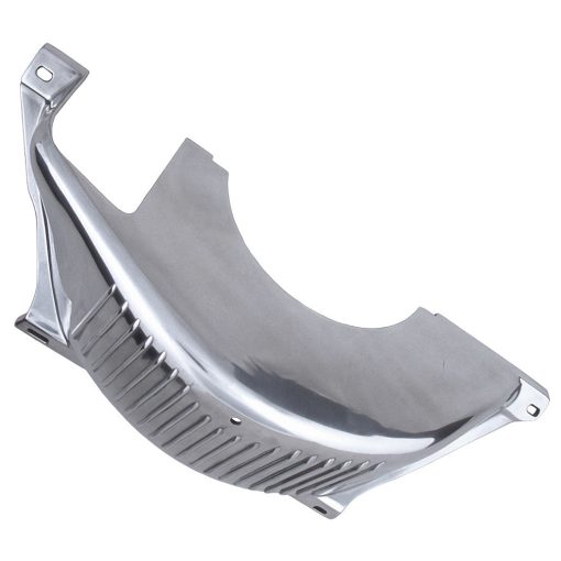 Trans-Dapt Transmission Dust Cover - Aluminum - Polished - TH350/400