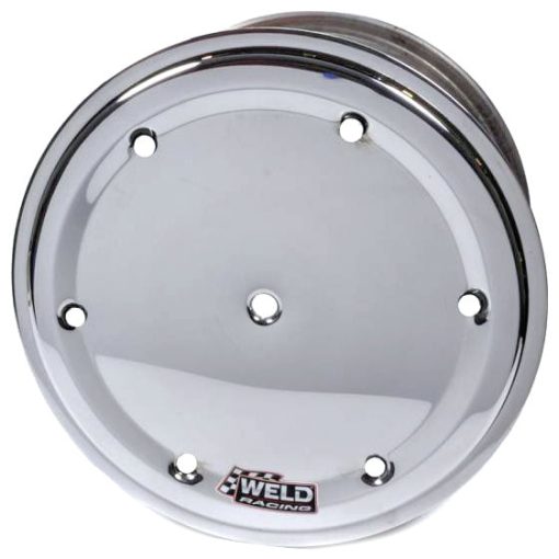 Weld Racing Direct Mount 15 x 8 in Wheel - 4.000 in Backspace - 5 x 9.75 in Bolt Pattern - Beadlock - Cover Included - Polished