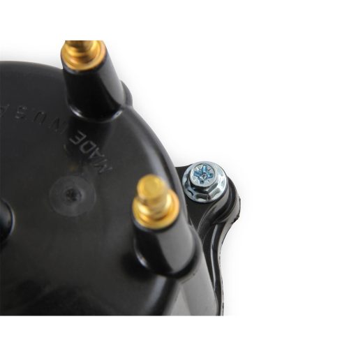 ACCEL Distributor Cap - HEI Style Terminals - Brass Terminals - Screw Down - Black - Vented - Jeep Inline-6 - Image 4