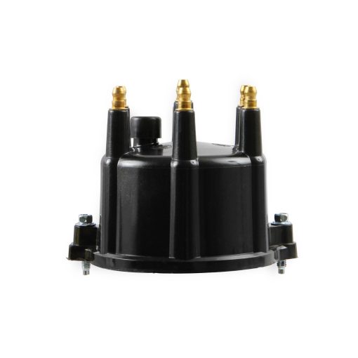 ACCEL Distributor Cap - HEI Style Terminals - Brass Terminals - Screw Down - Black - Vented - Jeep Inline-6 - Image 3