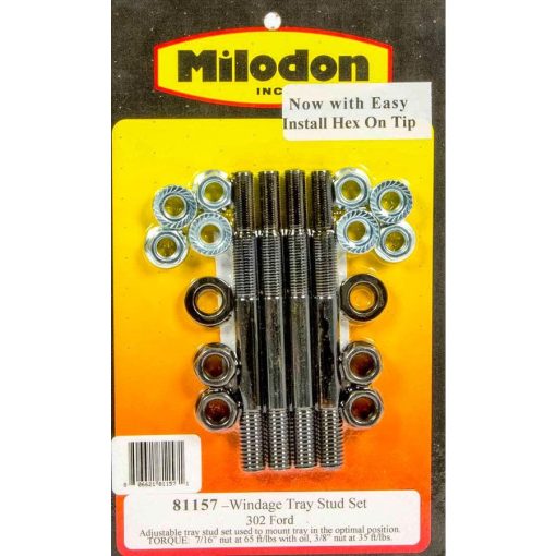 Milodon SB Ford Windage Tray Installation Kit - 302 C.I.