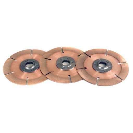 Tilton 7.25" Metallic OT-II Racing Disc Pack - 3 Discs - 1-5/32" x 26 Spline Standard