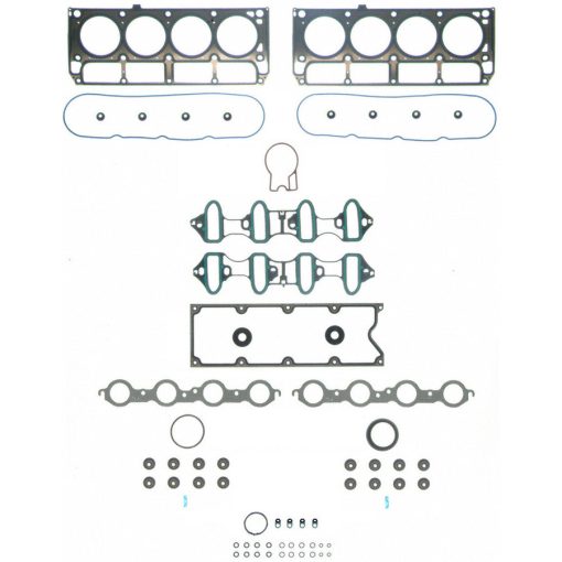 Fel-Pro Top End Engine Gasket Set - Top-Hat Valve Stem Seals - GM LS-Series HS 26191 PT-1