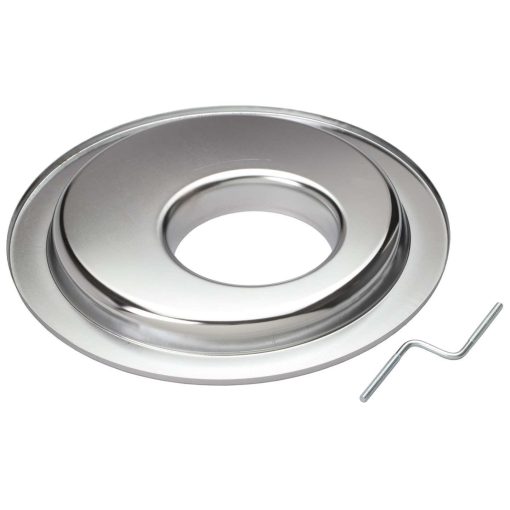 Trans-Dapt Chrome Air Cleaner Base - Offset - 14" Diameter