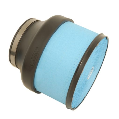 Volant PowerCore Clamp-On Air Filter Element - Maintenance Free Filter - Straight Round - 8 in Diameter - 8 in Tall - 5 in Flange - Synthetic - Blue - Universal - Image 2