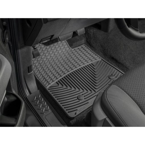 WeatherTech All-Weather Floor Mats - Front - Black - Dodge Caravan 2015 - Image 3