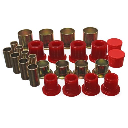 Energy Suspension Hyper-Flex Front Lower / Upper Control Arm Bushing - Red - GM Fullsize SUV / Truck / Van 1973-95