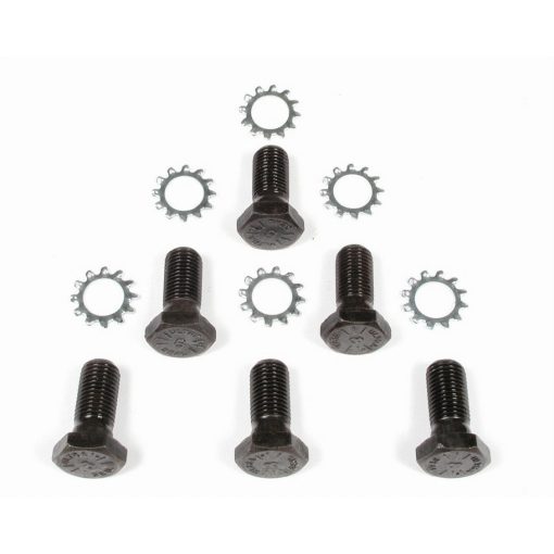 Mr. Gasket Flywheel Bolt Kits - Steel - Black Oxide - Hex Head - 7, 16-20" - Chevy - Set of 6