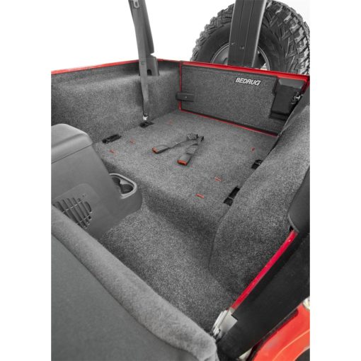 Bedrug Jeep Cargo Liner - Tailgate Included - Composite - Black - Cargo Area - Jeep Wrangler TJ 1997-2006 - Image 6