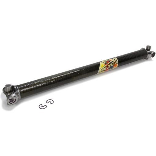 FastShafts Drive Shaft - 32 in Long - 2.25 in OD - 1310 U-Joints - Steel Ends - Carbon Fiber - Universal