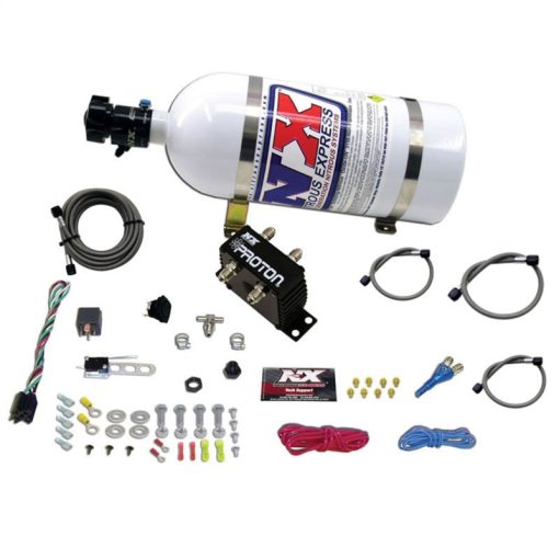 Nitrous Express Proton Plus EFI Nitrous System w/ 10 lb. Bottle and Brackets