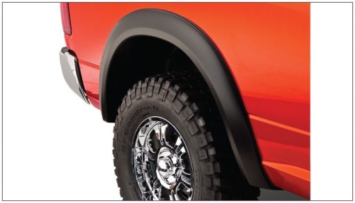 Bushwacker Extend-A-Fender Front / Rear Fender Flare - 1.75 in Wide - Black - Dodge Ram Fullsize Truck 2009-14 - Image 2