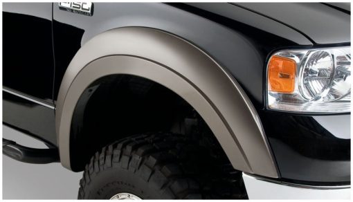 Bushwacker Extend-A-Fender Front / Rear Fender Flare - 2 in Wide - Black - Ford / Lincoln Fullsize Truck 2004-08 - Image 2