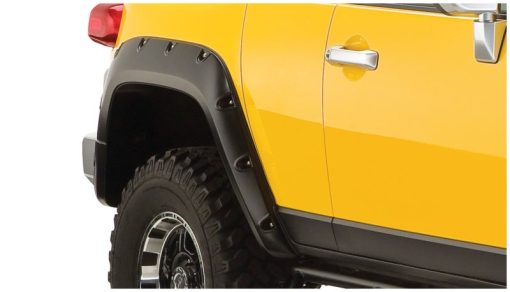 Bushwacker Pocket Style Front / Rear Fender Flare - 1.5 in Wide - Black - Toyota Midsize SUV 2007-14 - Image 2