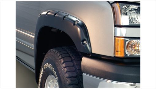 Bushwacker Pocket Style Front / Rear Fender Flare - 2 in Wide - Black - GM Fullsize Truck 2003-07 - Image 2