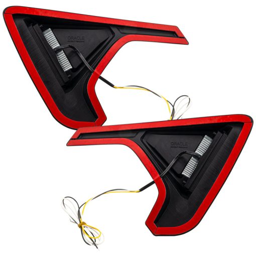 Oracle Lighting Sidetrack LED Side Marker Light - LED - 1 Amber/1 White - Surface Mount - Plastic - Clear Lens - Black - Image 3