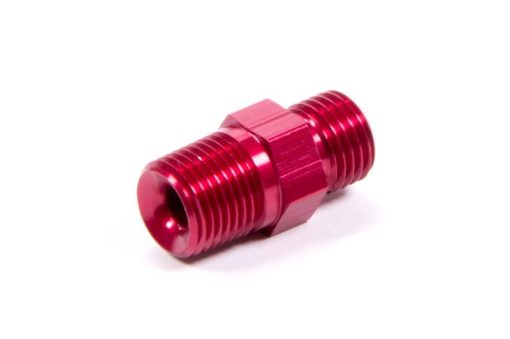 NOS Straight 3 AN Flare Jet to 1/8 in NPT Male Flare Jet - Red Anodized