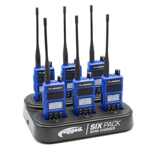 Rugged Radios R1 Handheld Radio 6-Pack Bank Charger - Image 2