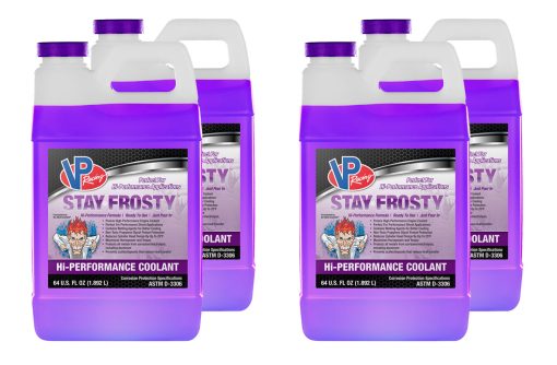 VP Racing Stay Frosty Hi-Performance Antifreeze / Coolant - Pre-Mixed - 1/2 Gallon Jug - Set of 4 2088