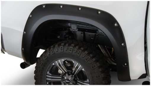 Bushwacker Pocket Style Front / Rear Fender Flare - 2 in Wide - Black - Toyota Fullsize Truck 2013 - Image 2