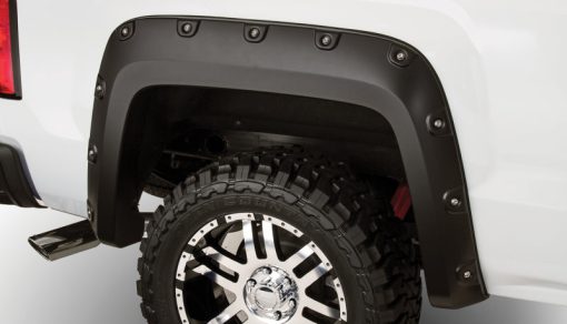 Bushwacker Pocket Style Front / Rear Fender Flare - 2 in Wide - Black - GMC - GM Fullsize Truck 2007-13 - Image 2