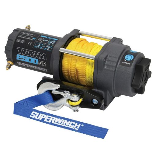 Superwinch Terra Winch - 2500 lb Capacity - Hawse Fairlead - 10 ft Remote - 3/16 in x 40 ft Synthetic Rope - 12V - Image 3