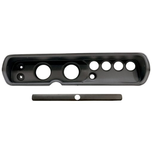 Auto Meter Direct-Fit Dash Panel - Four 2-1/16 in Holes - Two 3-3/8 in Holes - Black - GM A-Body 1964-65