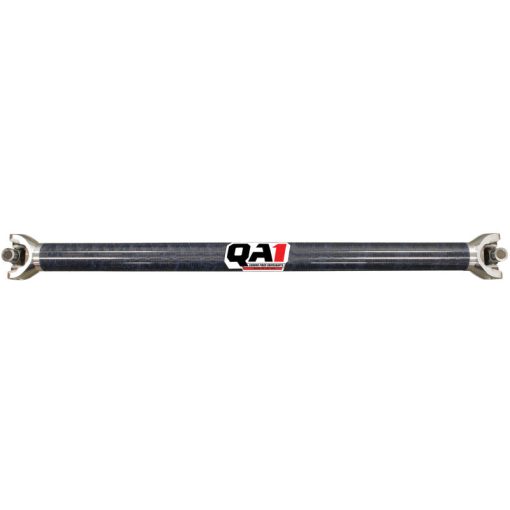 QA1 Dirt Late Model Traction Twist Carbon Fiber Drive Shaft - 37 in Long - 2.25 in OD - 1310 U-Joints